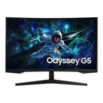 Monitor Gaming Curvo Samsung Odyssey G5 S27CG554EU 27"/ QHD/ 1ms/ 165Hz/ VA/ Negro - PixelPlaza