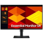 Monitor Profesional Samsung Essential Monitor S4 S27D402GAU 27"/ Full HD/ Regulable en altura/ Negro - PixelPlaza