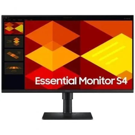 Monitor Profesional Samsung Essential Monitor S4 S27D402GAU 27"/ Full HD/ Regulable en altura/ Negro - PixelPlaza