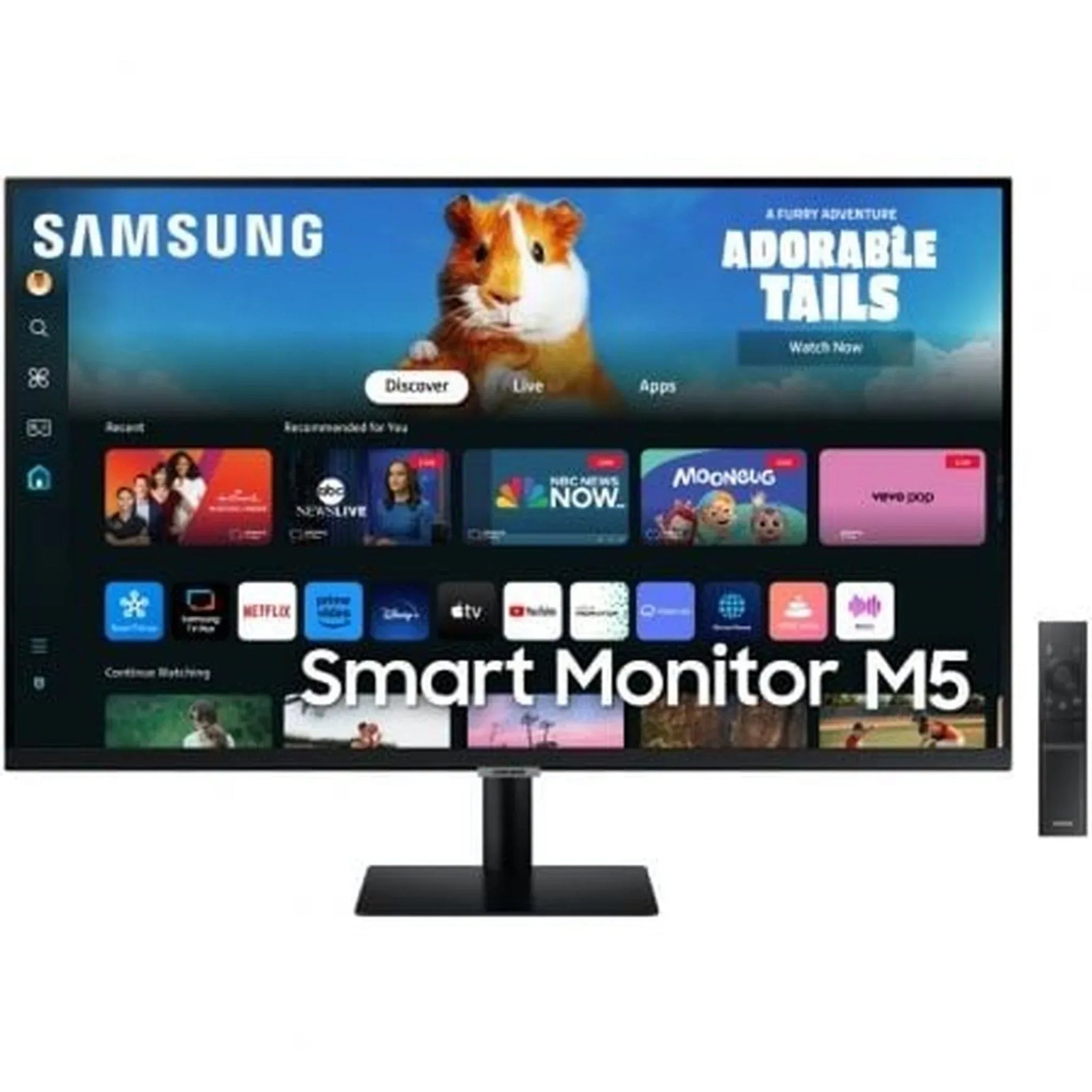 Smart Monitor Samsung M5 S32DM502EU 32"/ Full HD/ Smart TV/ Multimedia/ Negro - PixelPlaza