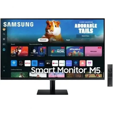 Smart Monitor Samsung M5 S32DM502EU 32"/ Full HD/ Smart TV/ Multimedia/ Negro - PixelPlaza