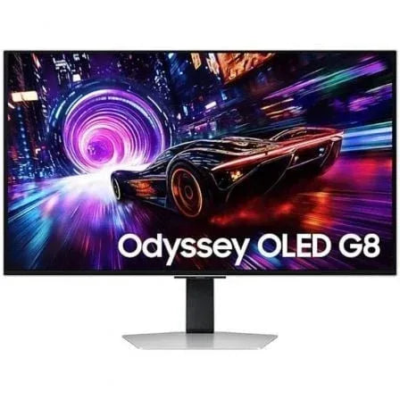Monitor Gaming Samsung Odyssey OLED G8 S32FG812SU 32"/ 4K/ 0.03ms/ 240Hz/ Regulable en Altura/ Plata - PixelPlaza