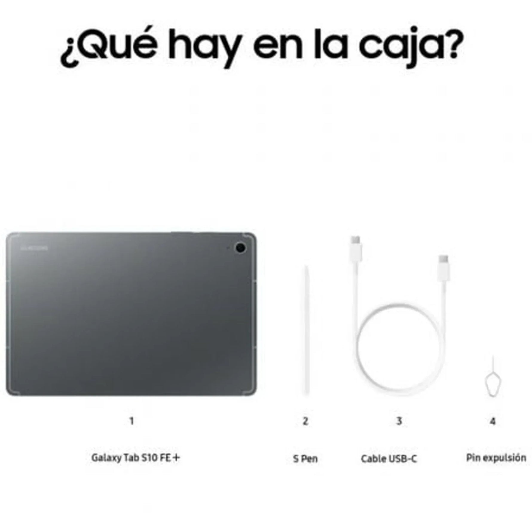 Tablet Samsung Galaxy Tab S10+ FE 13.1"/ 12GB/ 256GB/ Octacore/ Gris - PixelPlaza