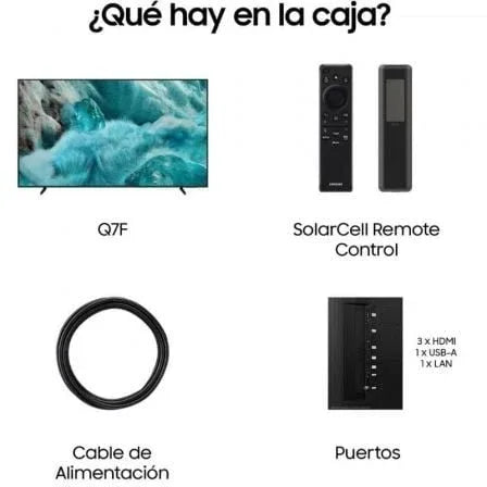 Televisor Samsung QLED Q7F4 TQ65Q7F4AU 65"/ Ultra HD 4K/ Smart TV/ WiFi - PixelPlaza