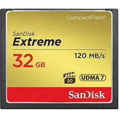 Tarjeta memoria sandisk compact flash 32gb