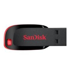Memoria usb 2.0 SanDisk cruzer blade rojo