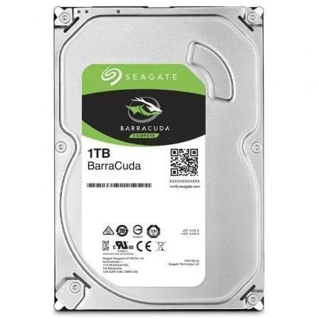 Disco Duro Seagate BarraCuda 1TB/ 3.5"/ SATA III/ 256MB - PixelPlaza