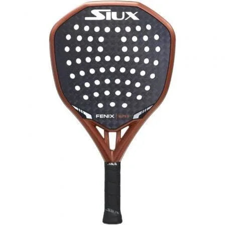 Pala de Pádel Siux Fenix Elite 5 2025/ Negra y Bronce - PixelPlaza