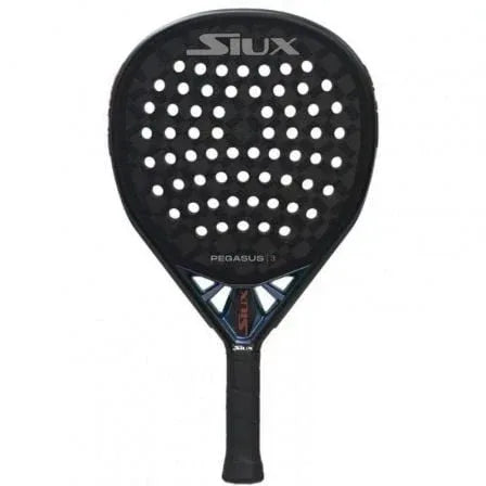 Pala de Pádel Siux Pegasus 3 2025/ Negro y Azul - PixelPlaza