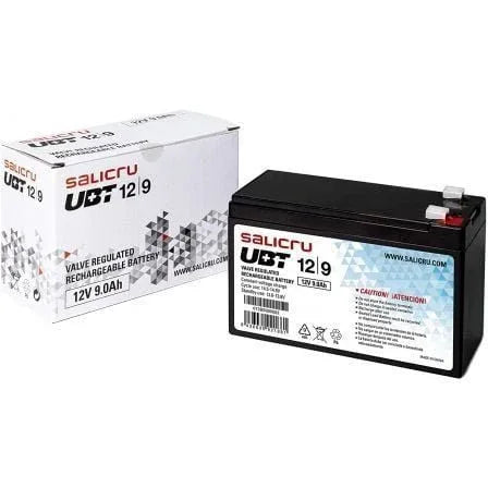 Batería Salicru UBT 12/9 compatible con SAI Salicru según especificaciones - PixelPlaza