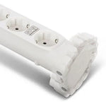 Regleta con interruptor Salicru SAFE 4S/ 4 Tomas de corriente/ Cable 1.4m/ Blanca - PixelPlaza