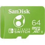 Tarjeta de Memoria SanDisk Nintendo Switch 64GB microSD XC UHS-I/ Clase 10/ 100MBs - PixelPlaza
