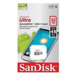 Tarjeta de Memoria SanDisk Ultra 32GB microSD HC con Adaptador/ Clase 10/ 100MB/s - PixelPlaza