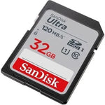 Tarjeta de Memoria SanDisk Ultra 32GB SD HC UHS-I - SDXC/ Clase 10/ 120MBs - PixelPlaza