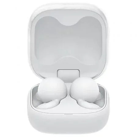 Auriculares Bluetooth Sony LinkBuds Open con estuche de carga/ Autonomía 8h/ Blancos - PixelPlaza