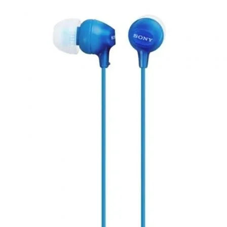 Auriculares Intrauditivos Sony MDR-EX15APLI/ con Micrófono/ Jack 3.5/ Azules - PixelPlaza