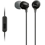 Auriculares Intrauditivos Sony MDR-EX15AP/ con Micrófono/ Jack 3.5/ Negros - PixelPlaza