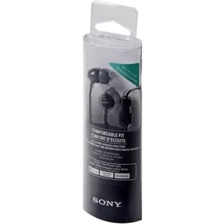 Auriculares Intrauditivos Sony MDR-EX15AP/ con Micrófono/ Jack 3.5/ Negros - PixelPlaza