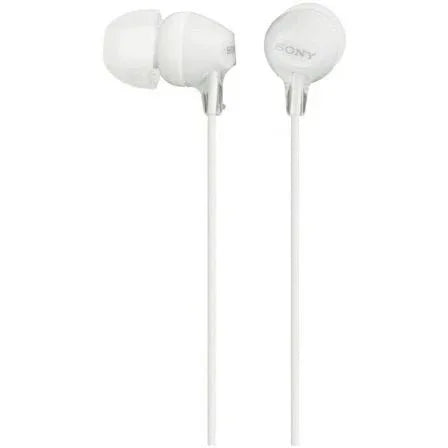 Auriculares Intrauditivos Sony MDR-EX15AP/ con Micrófono/ Jack 3.5/ Blancos - PixelPlaza
