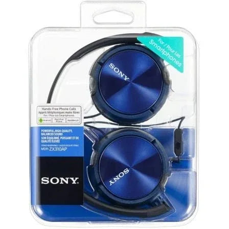 Auriculares Sony MDRZX310APL/ con Micrófono/ Jack 3.5/ Azules - PixelPlaza