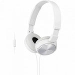Auriculares Sony MDRZX310APW/ con Micrófono/ Jack 3.5/ Blancos - PixelPlaza
