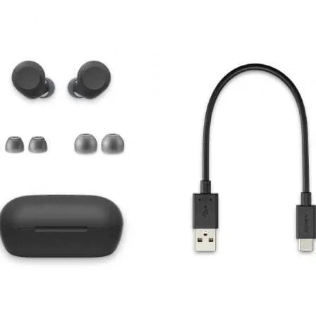 Auriculares Bluetooth Sony WF-C710N con estuche de carga/ Autonomía 12h/ Negros - PixelPlaza