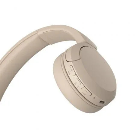 Auriculares Inalámbricos Sony WH-CH520/ con Micrófono/ Bluetooth/ Beige - PixelPlaza