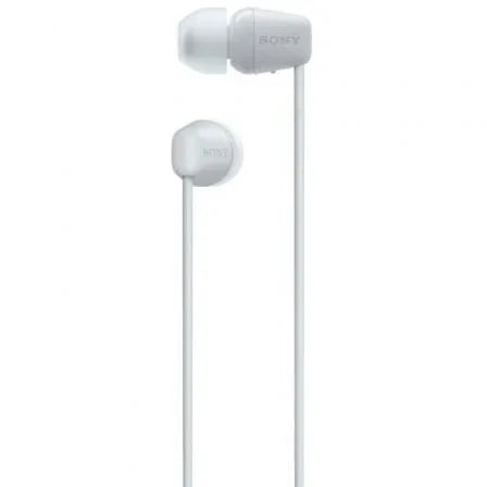 Auriculares Inalámbricos Intrauditivos Sony WI-C100/ con Micrófono/ Bluetooth/ Blancos - PixelPlaza