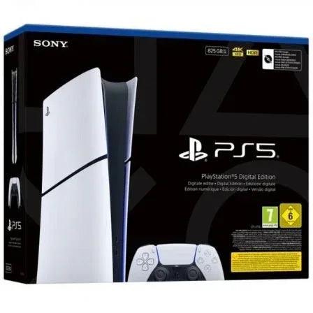 Consola Sony Playstation 5 - PS5 Slim Digital 825GB/ Incluye Mando Dual Sense/ Chassis E - PixelPlaza