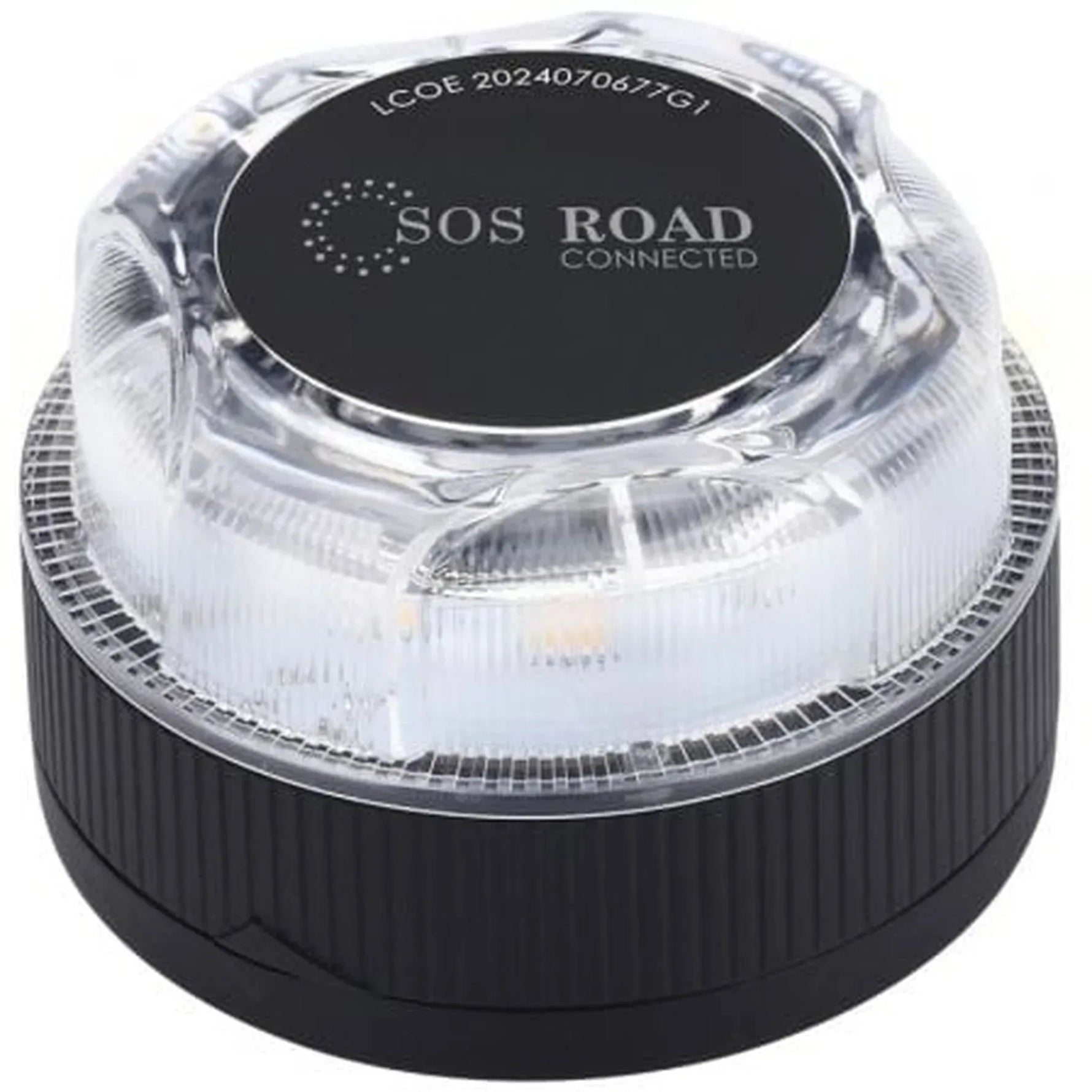 Luz baliza de emergencia para coche SOS Road Connected EL2024 V16/ Homologada/ Base Imantada/ Geolocalizable/ Funciona a Pilas - PixelPlaza