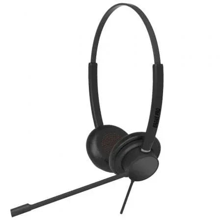 Auriculares SPC Brave Pro/ con Micrófono/ Jack 3.5/ USB/ Negros - PixelPlaza