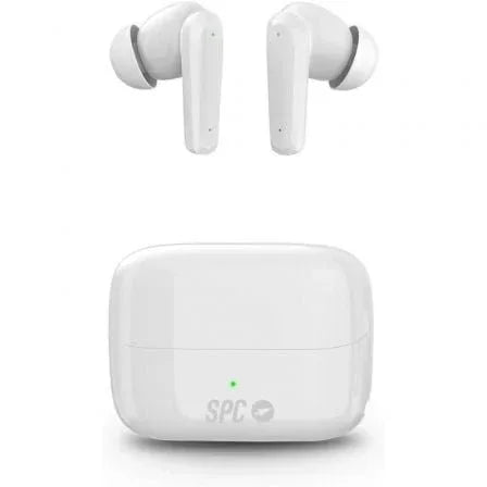 Auriculares Bluetooth SPC Ether 2 Pro con estuche de carga/ Autonomía 6.5h/ Blancos - PixelPlaza