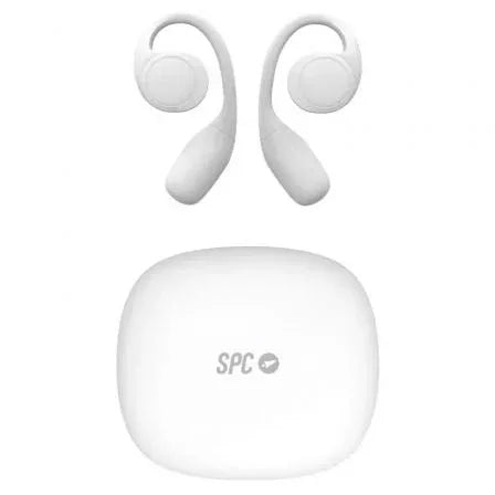 Auriculares Deportivos Bluetooth SPC Ether 2 Sense con estuche de carga/ Autonomía 8h/ Blancos - PixelPlaza
