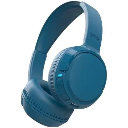 Auriculares Inalámbricos SPC Heron 2 Studio/ con Micrófono/ Bluetooth/ Azules - PixelPlaza