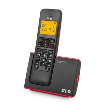 Teléfono Inalámbrico SPC Blade 7290RC1/ Rojo y Negro - PixelPlaza