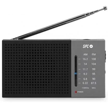 Radio Portátil SPC Jetty Lite/ Negra - PixelPlaza