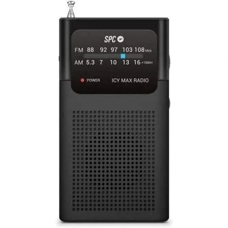 Radio Portátil SPC ICY Max/ Negra - PixelPlaza