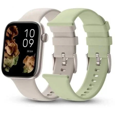 Smartwatch SPC Smartee Duo 2 9650B/ Notificaciones/ Frecuencia Cardíaca/ Blanco/ Incluye Correa Extra - PixelPlaza