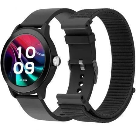 Smartwatch SPC Smartee Duo Vivo 2 9655N/ Notificaciones/ Frecuencia Cardíaca/ Negro/ Incluye Correa Extra - PixelPlaza