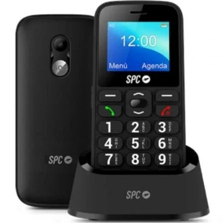 Teléfono Móvil SPC Fortune 2 4G para Personas Mayores/ Negro - PixelPlaza