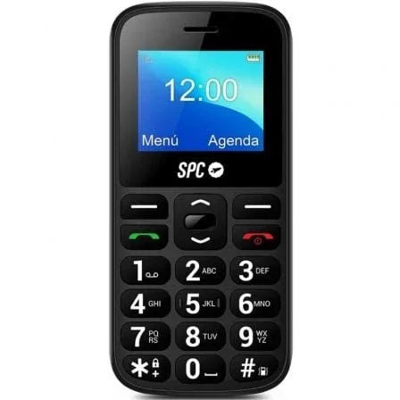 Teléfono Móvil SPC Fortune 2 4G para Personas Mayores/ Negro - PixelPlaza