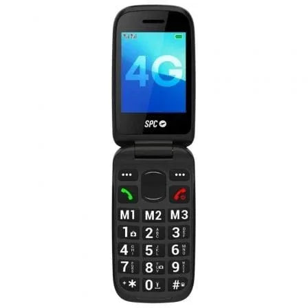 Teléfono Móvil SPC Harmony 2 4G para Personas Mayores/ Negro - PixelPlaza