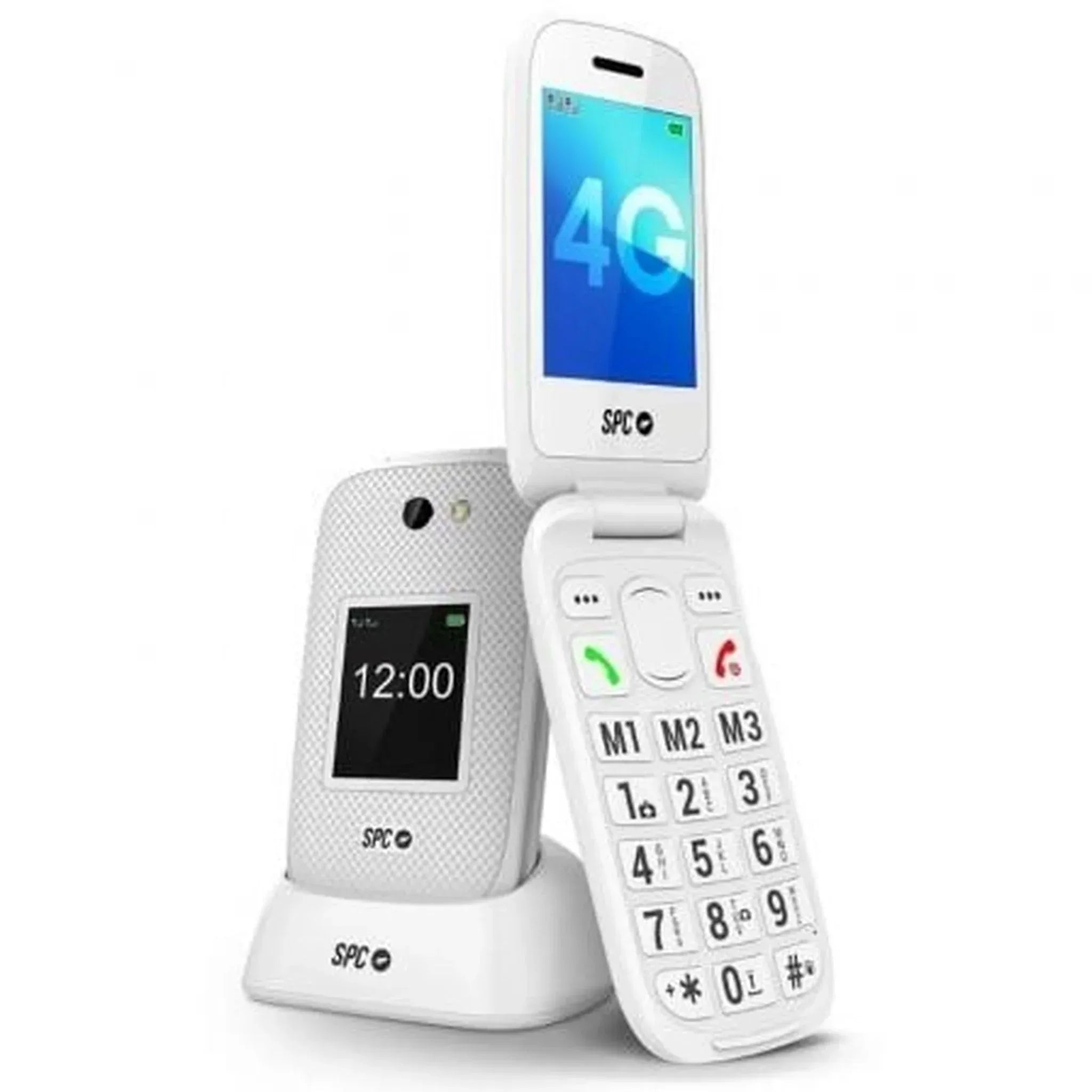 Teléfono Móvil SPC Harmony 2 para Personas Mayores/ 4G/ Blanco - PixelPlaza