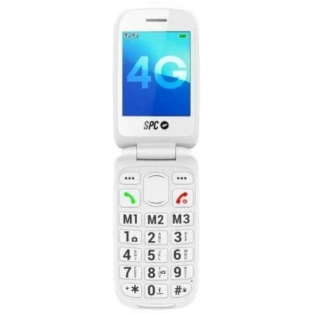Teléfono Móvil SPC Harmony 2 para Personas Mayores/ 4G/ Blanco - PixelPlaza