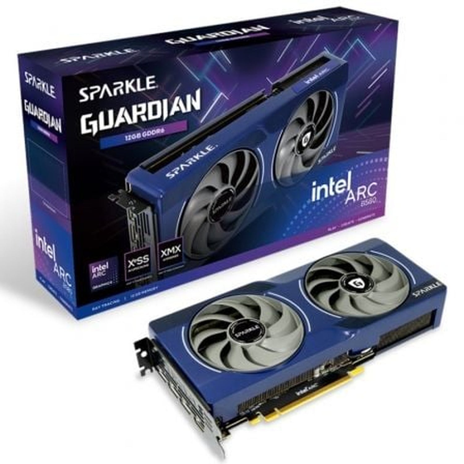 Tarjeta Grįfica Sparkle Intel Arc B580 Guardian/ 12GB GDDR6