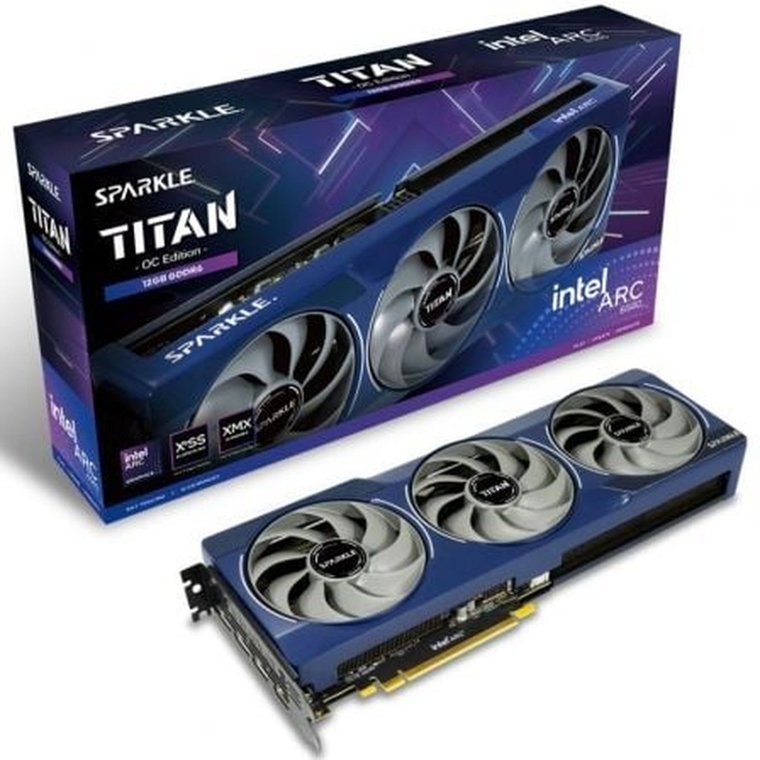 Tarjeta Grįfica Sparkle Intel Arc B580 Titan OC Edition/ 12GB GDDR6