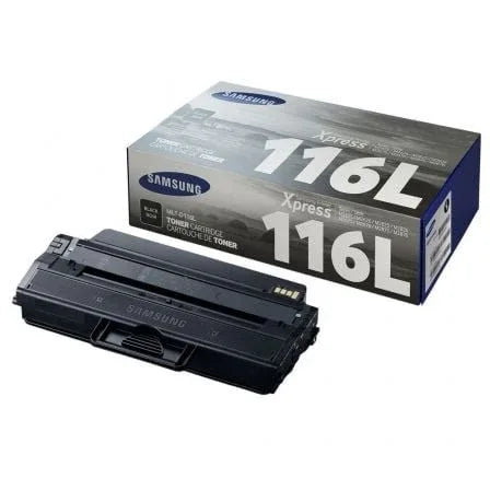 Tóner Original Samsung MLT-D116L Alta Capacidad/ Negro - PixelPlaza