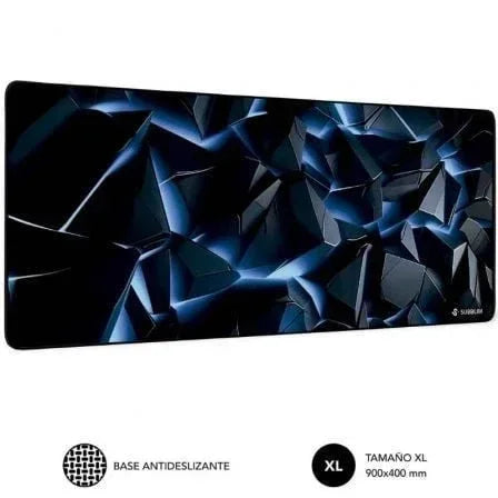 Alfombrilla Subblim Blue Obsidian XL/ 900 x 400 x 3 mm - PixelPlaza