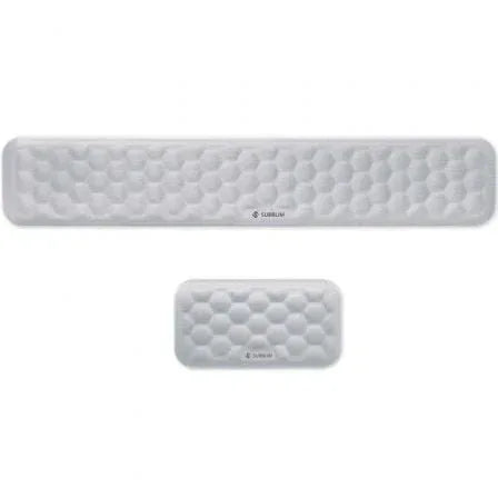 Pack de 2 Reposamuñecas Subblim Ergo AirPadding/ Plateadas - PixelPlaza
