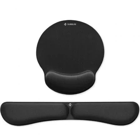 Pack de Reposamuñecas y Alfombrilla Ergonómica Subblim Ergo MemoryFlex - PixelPlaza